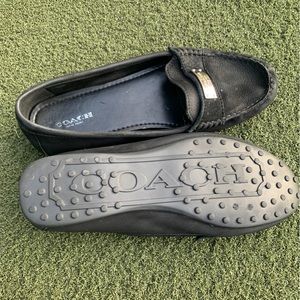 Coach - black driving shoe sz 8b